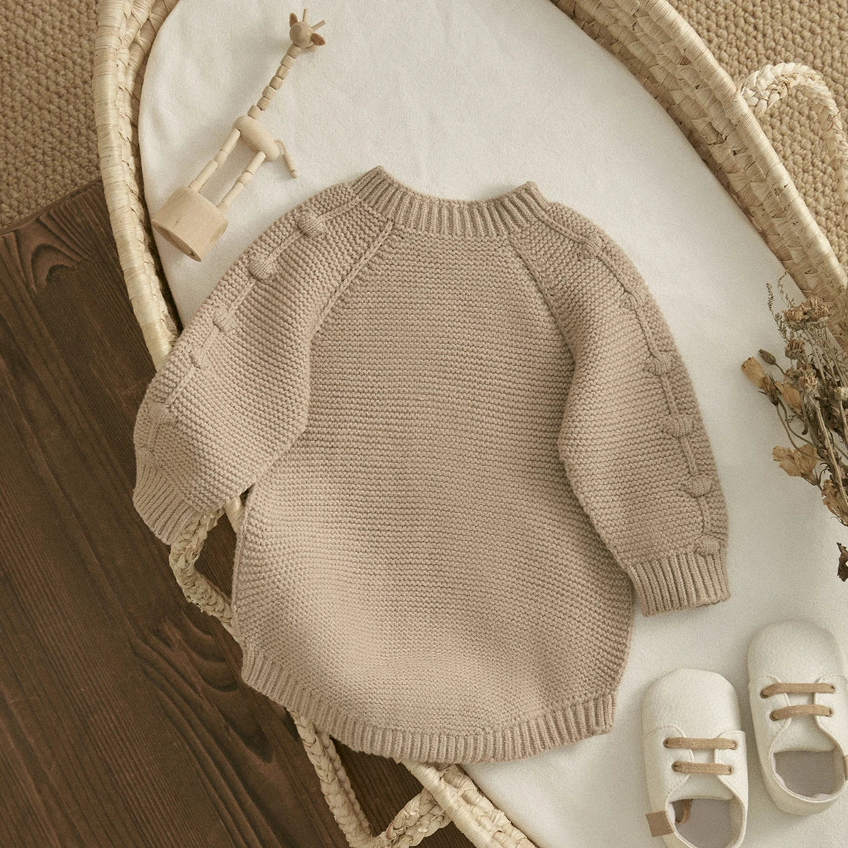 Textured Knit Onesie